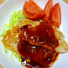 ソースが決め手 簡単ポークピカタ レシピ 作り方 By Nojimoo 楽天レシピ